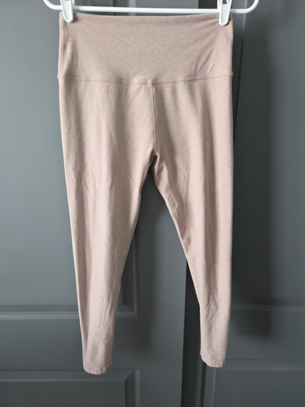Beyond Yoga Large High Waist Leggings Blush Pink Heather Made USA